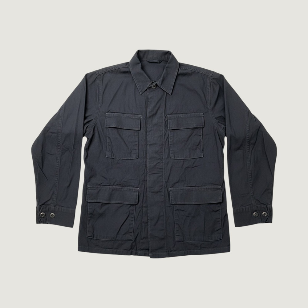 Propper Combat Coat Mens Small Regular BDU Navy Blue Ripstop Cotton Jacket